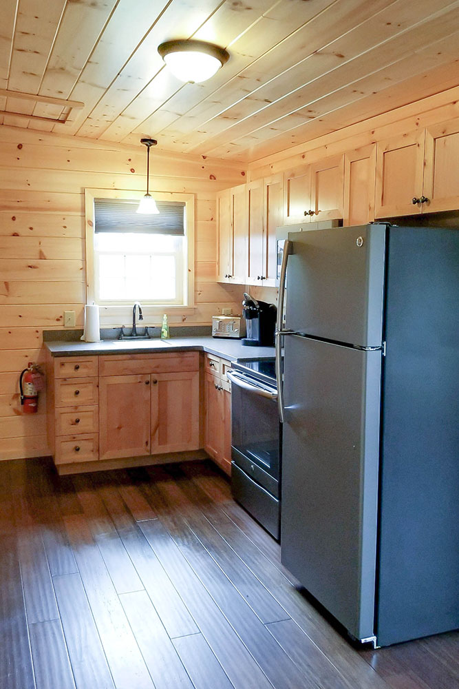 Lakeview Chalet kitchen