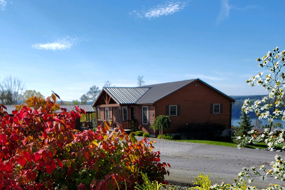 Outside view of Upper Chalet