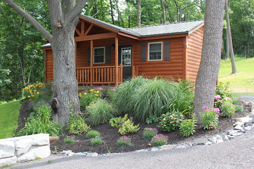 cottage with flowers