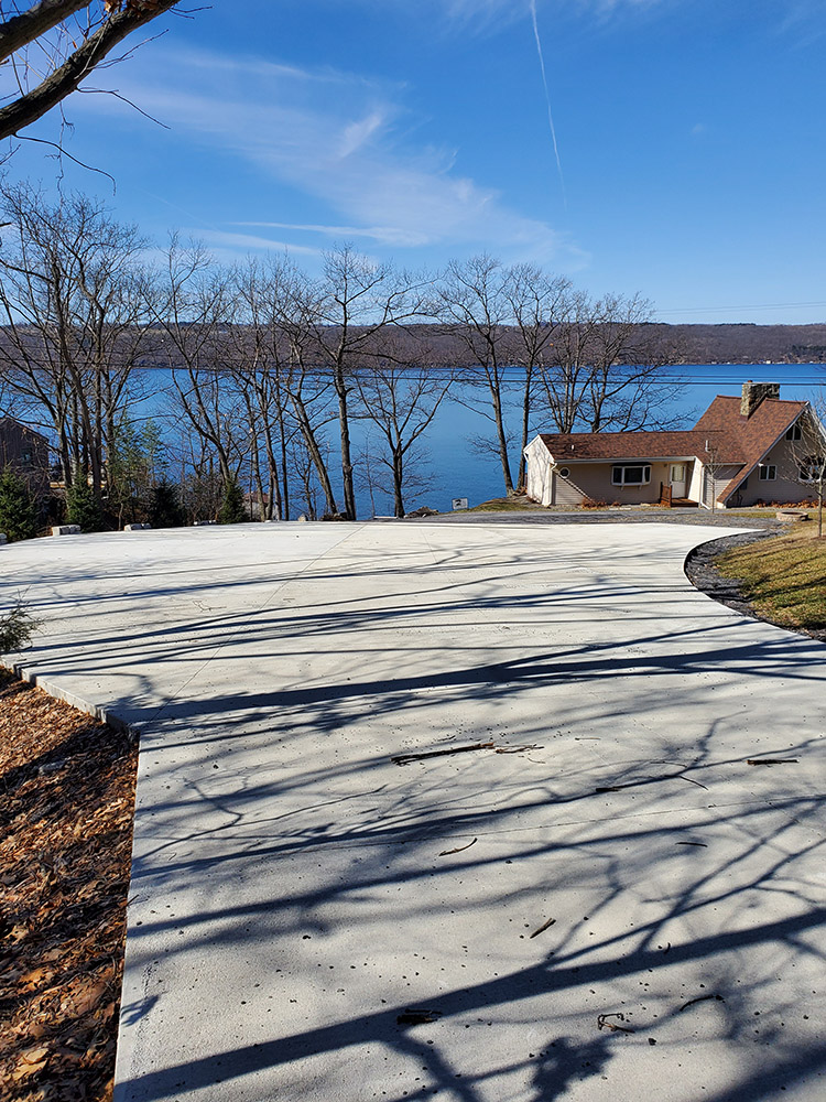 overflow paved parking