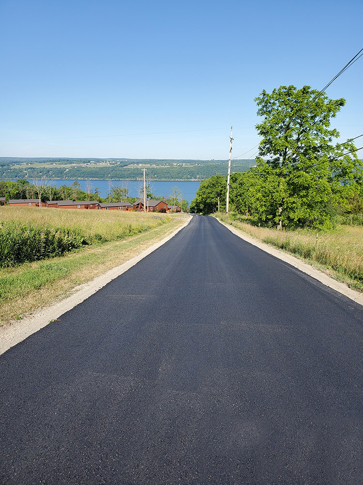 paved entrance