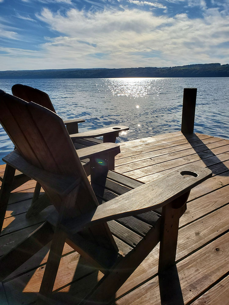 view from dock