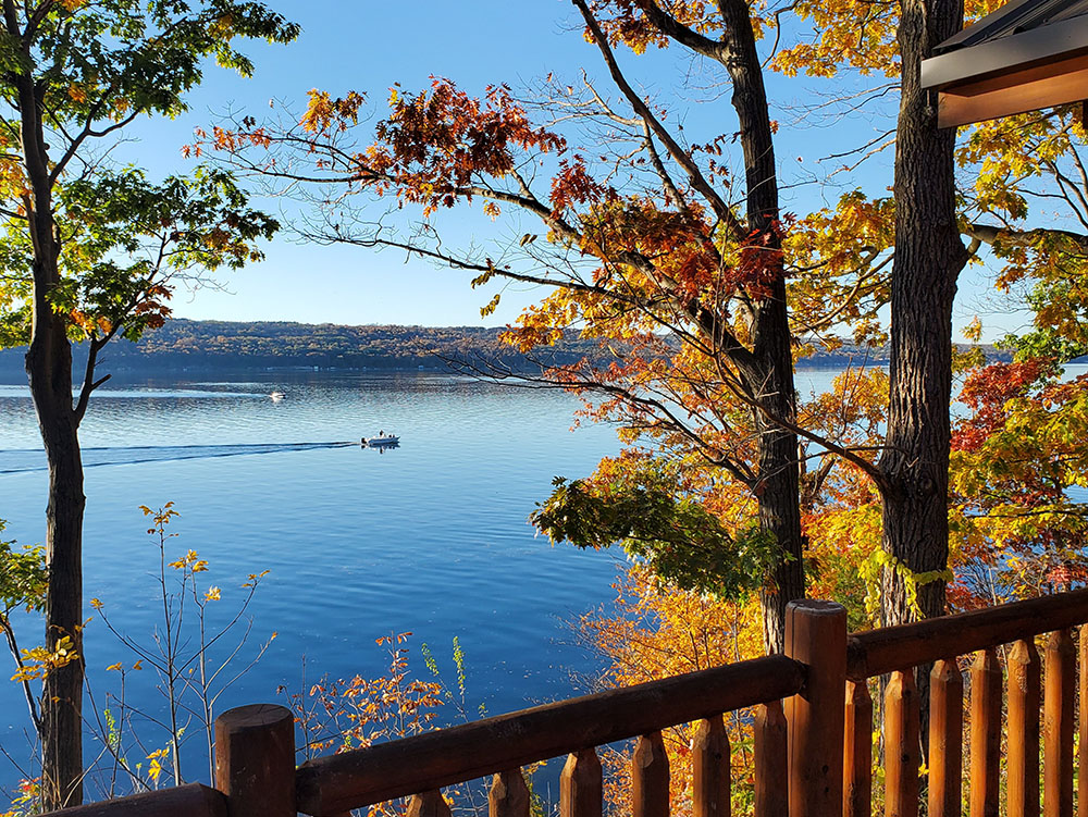 view from cottage 10